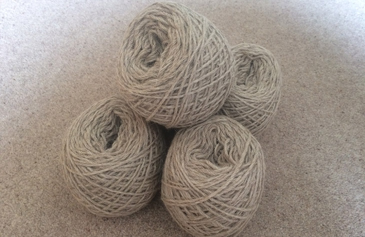 Marlfield's single-farm shearling Boreray yarn